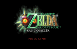 Zelda Majoras Mask Randomizer start screen