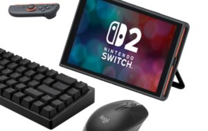 Nintendo Switch 2 with keyboard and mouse